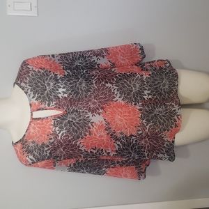 💙 Banana Republic sheer blouse